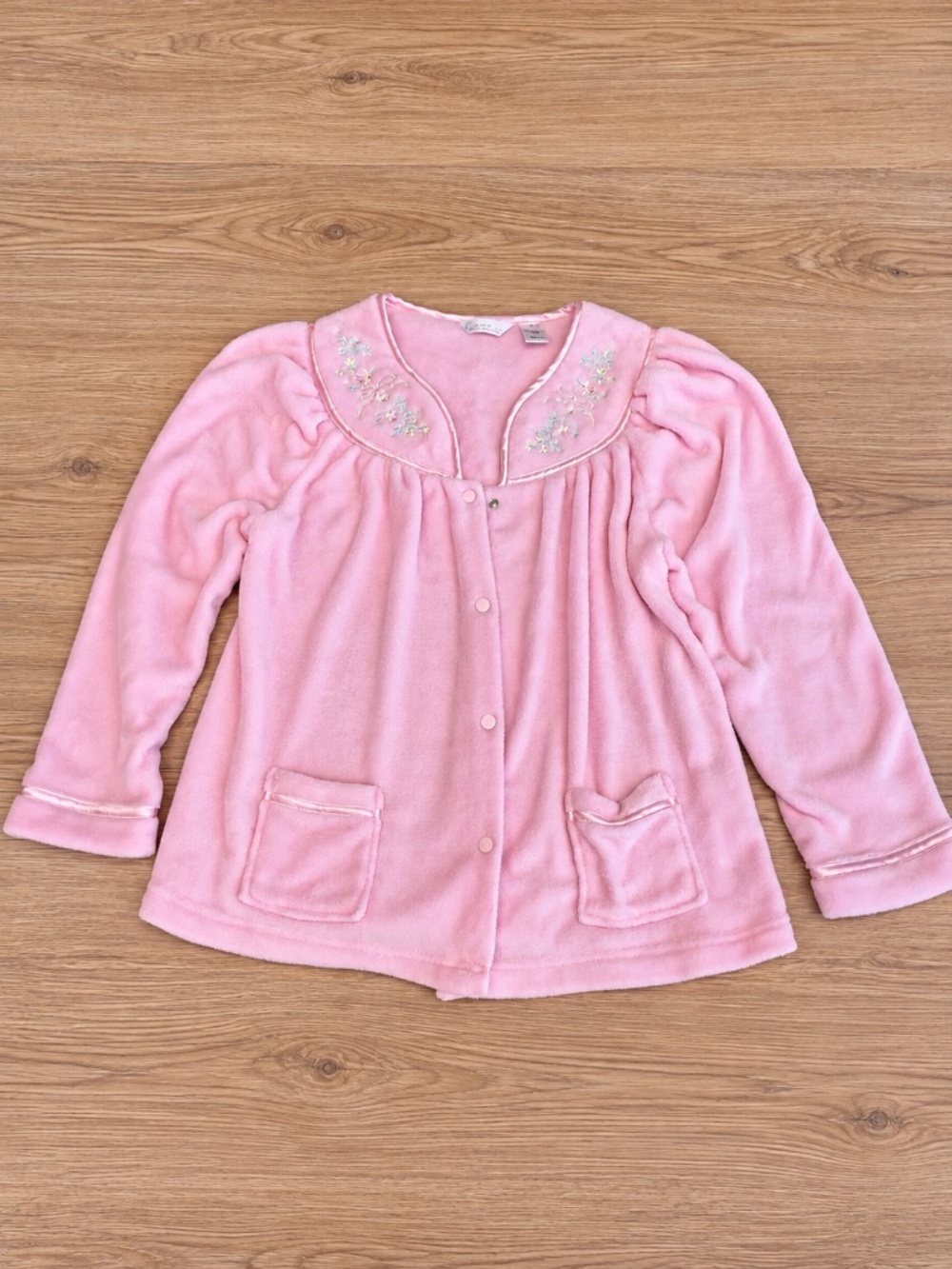 Fleece Bed Jacket - Picture 2 of 9